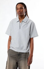 Pacsun Nomad Gray Quarter Zip Shirt