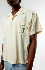 Pacsun Palm Springs Embroidered Woven Camp Shirt