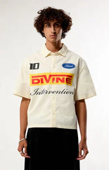 Pacsun Divine Intervention Button-Down Work Shirt