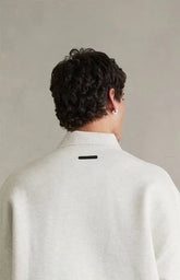 Fear of God ESSENTIALS Oatmeal Heather Signature '90s Polo Sweatshirt