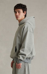 Fear of God ESSENTIALS Concrete Heather Signature Classic Hoodie