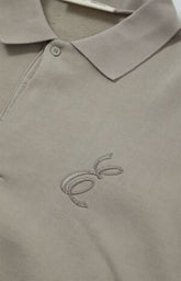 Fear of God ESSENTIALS Smoke Grey Classic Polo Sweatshirt