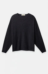Fear of God ESSENTIALS Vintage Black Waffle Knit '90s Crew Neck Sweater