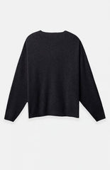 Fear of God ESSENTIALS Vintage Black Waffle Knit '90s Crew Neck Sweater