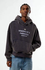 Pacsun Visions of Paradox Cropped Hoodie