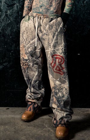Rolling Loud Goth Flame Baggy Sweatpants