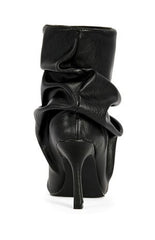 AZALEA WANG Women's Black Apex Stiletto Booties