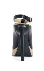 AZALEA WANG Women's Maelie Black Block Sandals