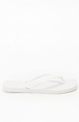 Havaianas Women's White Slim Square Flip Flop Sandals