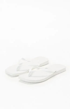 Havaianas Women's White Slim Square Flip Flop Sandals