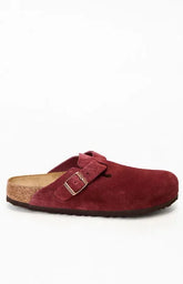 Birkenstock Women’s Boston Soft Footbed Clog Maroon