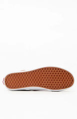 Vans Brown Checkerboard Slip-On Shoes