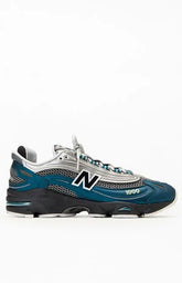 New Balance Silver & Blue 1000 Shoes