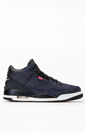 Air Jordan 3 x Levi's Retro Denim Blue Shoes
