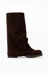 Steve Madden Women's Suede Benton Cuffed Boots