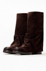Steve Madden Women's Suede Benton Cuffed Boots