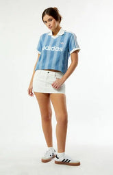 adidas Denim Short Sleeve Football Jersey