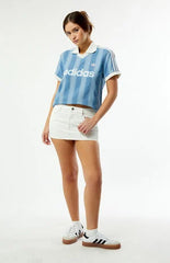 adidas Denim Short Sleeve Football Jersey