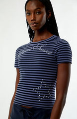 Your Favorite Sweet Sunset Striped Skimmer T-Shirt