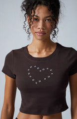 Third Charm Heart Grommet Baby T-Shirt