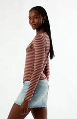 Your Favorite Champs Striped Long Sleeve T-Shirt