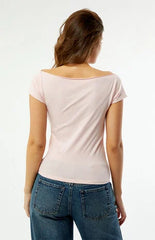 Pacsun AOP Lily Off-The-Shoulder Top