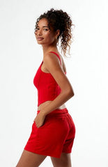 HYPE & VICE Georgia Bulldogs Knit Corset Top