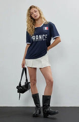 HYPE & VICE France Short Sleeve Soccer Jersey