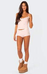Edikted Mariana Pointelle Tank Top