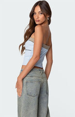 Edikted Ciara Ribbed Tube Top