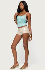 Edikted Everlyn Water Lily Tank Top