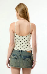 Beverly and Beck Polka Dot Rosie Tank Top