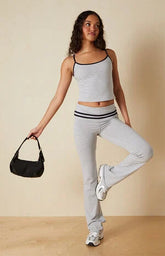 Your Favorite Tia Tipped Square Neck Cami Top