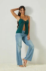 Beverly and Beck Beaded Flyaway Tank Top
