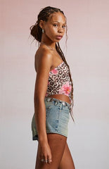 Third Charm Jensen Printed Bandana Top