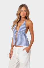 Edikted Madelyn Tie Front Top