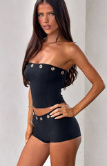 Tiger Mist Marren Grommet Corset