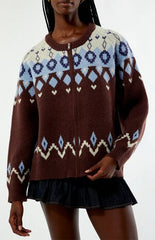 Daisy Street Ava Zip Up Cardigan