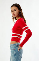 WILD COLLECTIVE x NHL Detroit Red Wings V-Neck Sweater