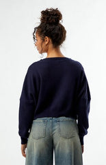 HYPE & VICE Michigan Wolverines Ivy Knit Cropped Sweater