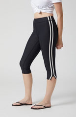 PAC 1980 PAC WHISPER Active Monico Stripe Capri Leggings