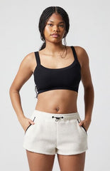 PAC 1980 Active Ski Fleece Aspen Sherpa Sweat Shorts