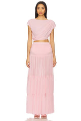 Julianna Pleated Maxi Set