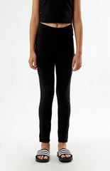 PAC 1980 Kids PAC WHISPER Active Black Pocket Leggings