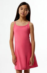 PAC 1980 Kids PAC WHISPER Active Hot Pink Mini Dress