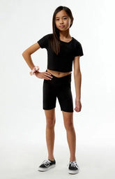 PAC 1980 Kids PAC WHISPER Active Crossover Biker Shorts