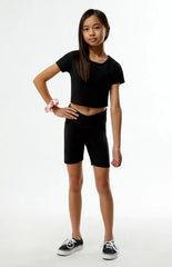 PAC 1980 Kids PAC WHISPER Active Crossover Biker Shorts