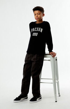 Pacsun Kids Plaid Baggy Trousers