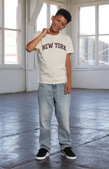 Pacsun Kids Straight Leg Jeans Light Blue Tint