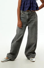 Pacsun Kids Baggy Jeans Gray Wash